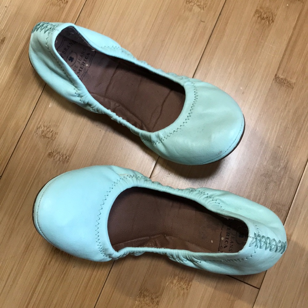 Mint green Lucky Brand flats